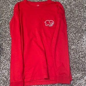 Small Red ivory Ella Christmas special shirt